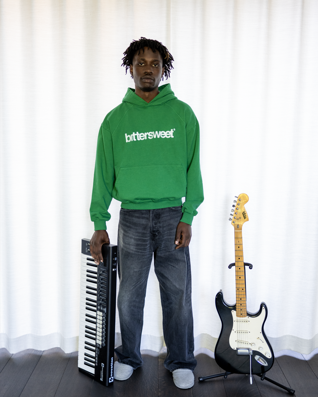 bittersweet green hoodie
